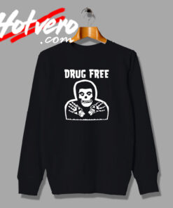 Drug Free Hardcore Punk Sweatshirt