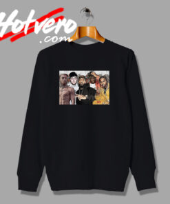 Famous Dead Rappers Artwork Sweatshirt
