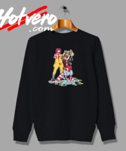 Fast Food Strip Club Graphic Sweatshirt