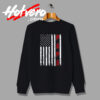 Fathers Day American Flag Graphic Sweatshirt
