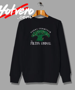 Filthy Animal Merry Christmas Sweatshirt