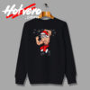 Fitness Santa Claus Funny Cartoon Sweatshirt