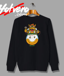 Flying Clown Car Funny Artwork Sweatshirt