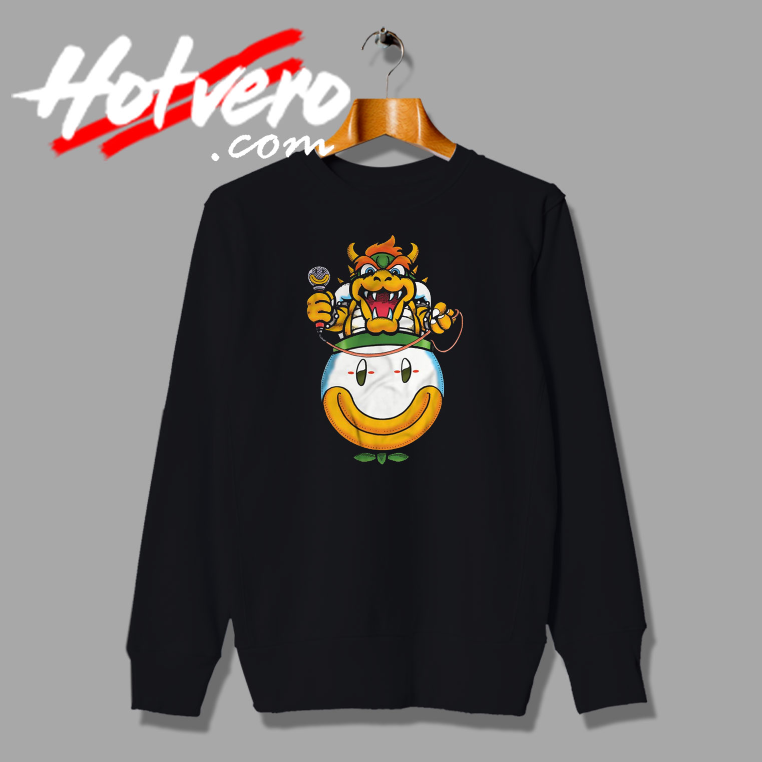 Flying Clown Car Funny Artwork Sweatshirt
