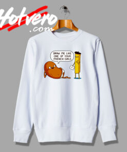 French Potato Funny Graphic Sweatshirt