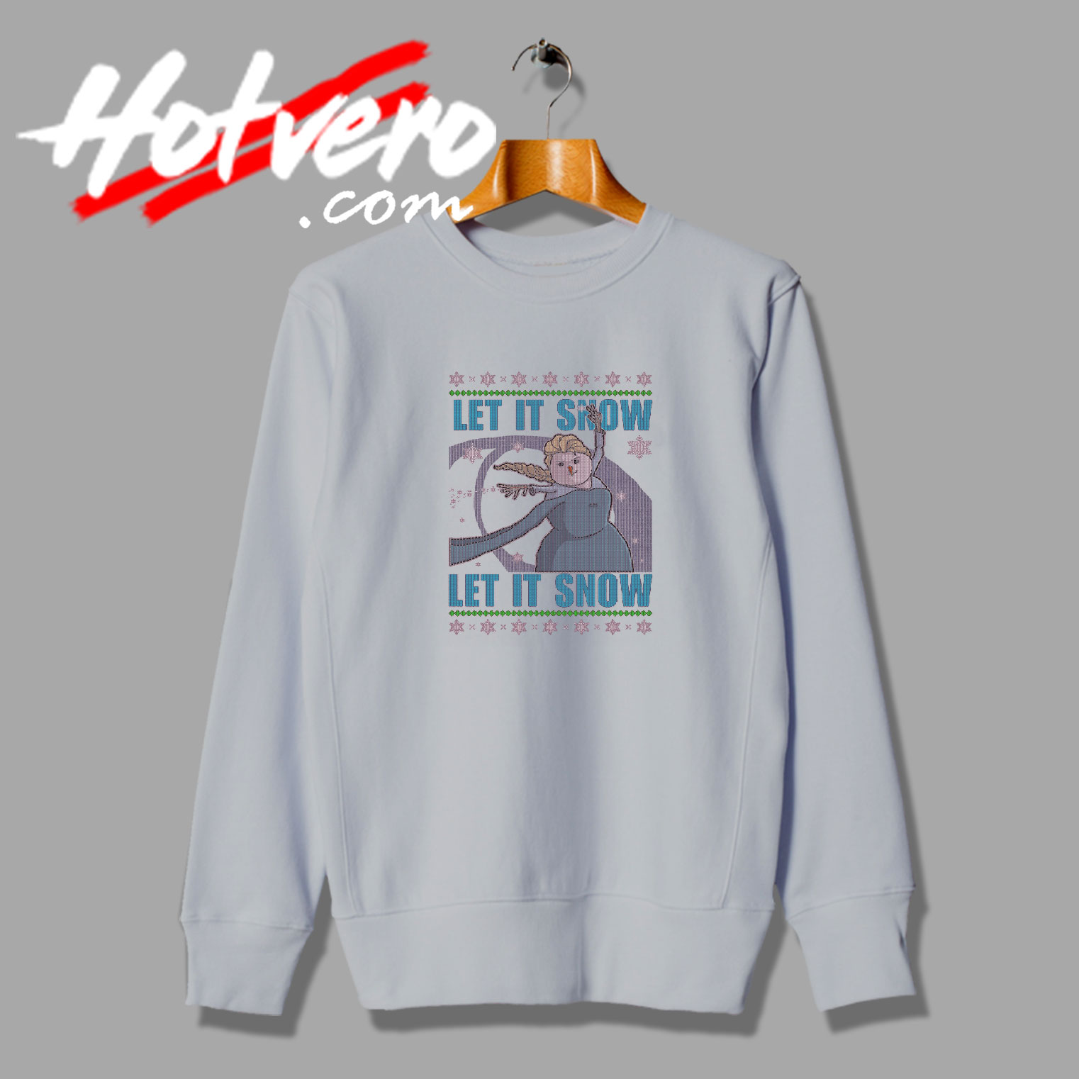 Frozen Let It Snow Elsa Christmas Sweatshirt