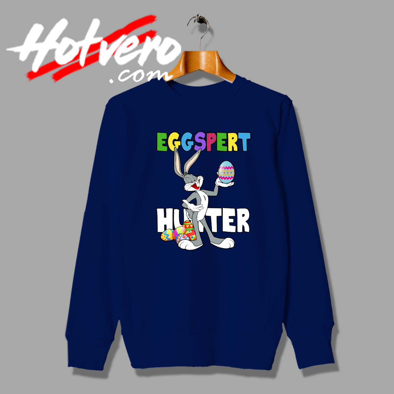 Funny Eggspert Bugs Bunny Easter Sweatshirt