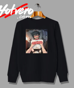 Funny Hentai Senpai Custom Sweatshirt