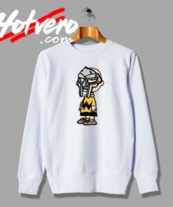 Funny Mf DOOM Rapper Parody Charlie Brown Sweatshirt