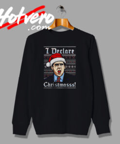 Funny Michael Scott Declare Christmas Sweatshirt