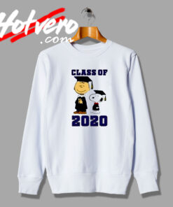 Funny Snoopy Charlie Brown Graduation Sweatshirt