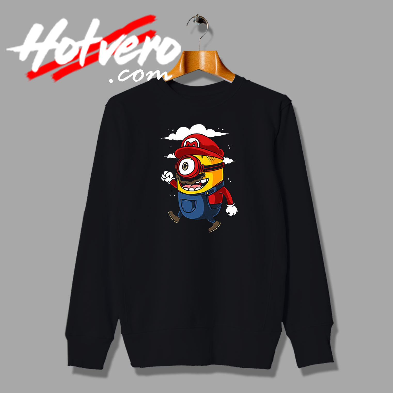 Funny Super Mario Minions Sweatshirt