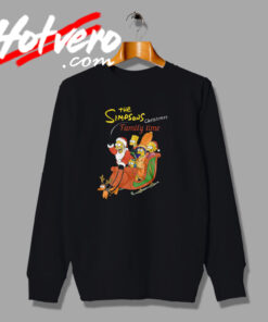 Funny The Simpson Family Time Christmas Sweatshirt