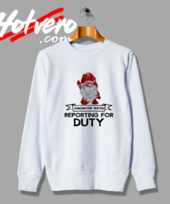 Gnomies Santa Tester Duty Sweatshirt