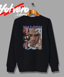 Great Malcom X Bootleg Rap Custom Sweatshirt
