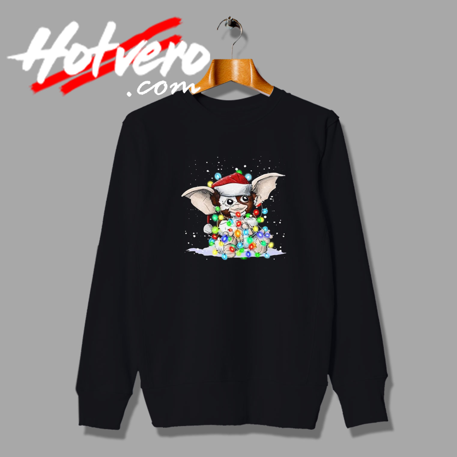 Gremlins Gizmo With Lights Christmas Sweatshirt