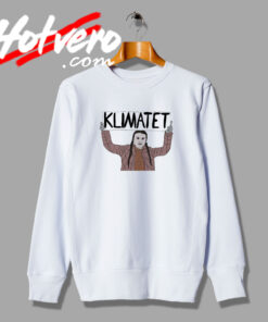 Greta Thunberg Cartel Klimatet Vintage Style Sweatshirt