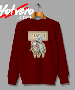 Gucci Rick And Morty Version Sweatshirt