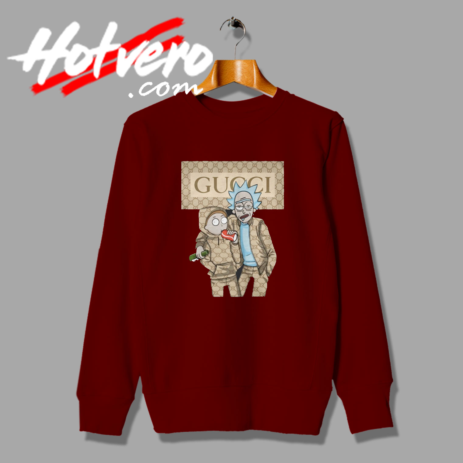 Gucci Rick And Morty Version Sweatshirt