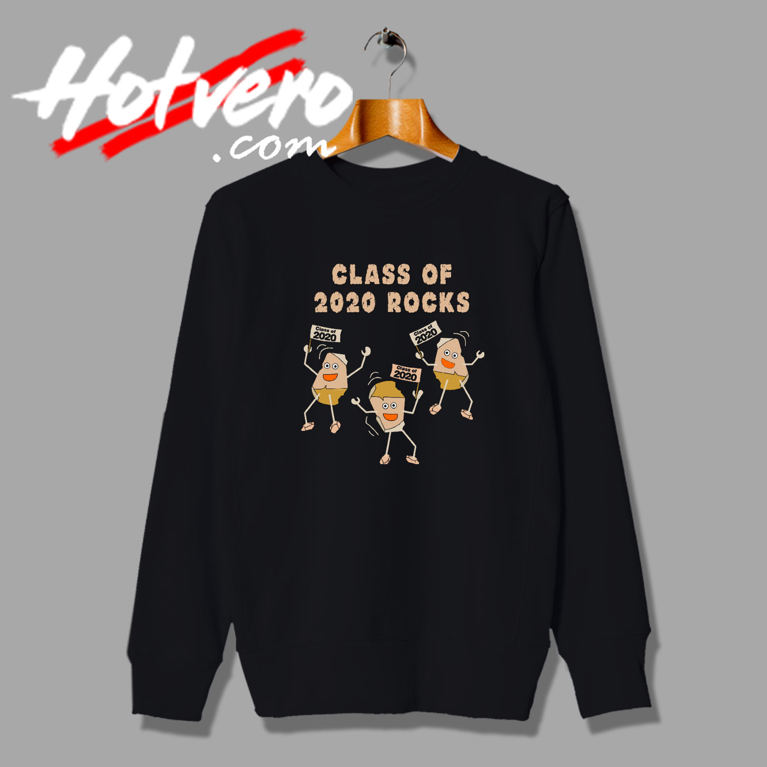 Happy Class of 2020 Rocks Art Sweatshirt