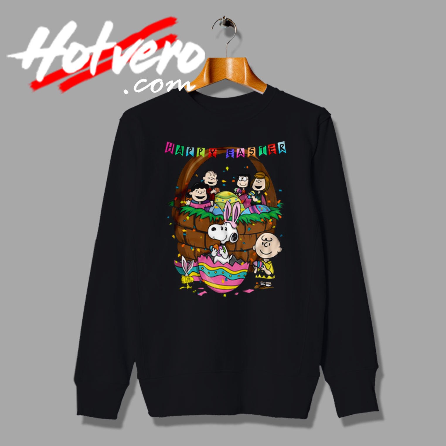 Happy Easter Funny Peanuts Character Sweatshirt
