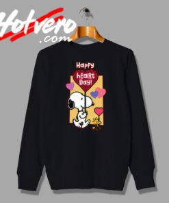 Happy Heart Day Snoopy Graphic Sweatshirt