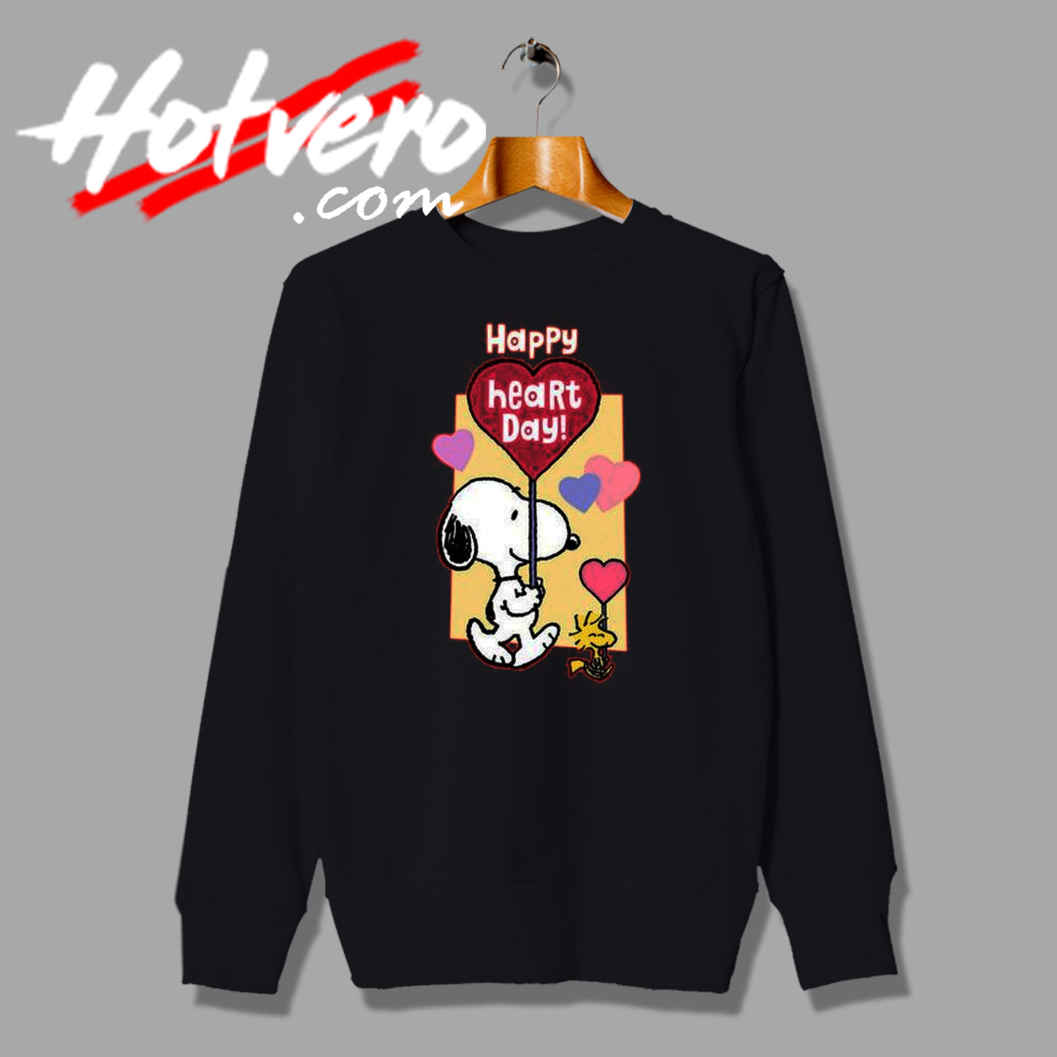 Happy Heart Day Snoopy Graphic Sweatshirt