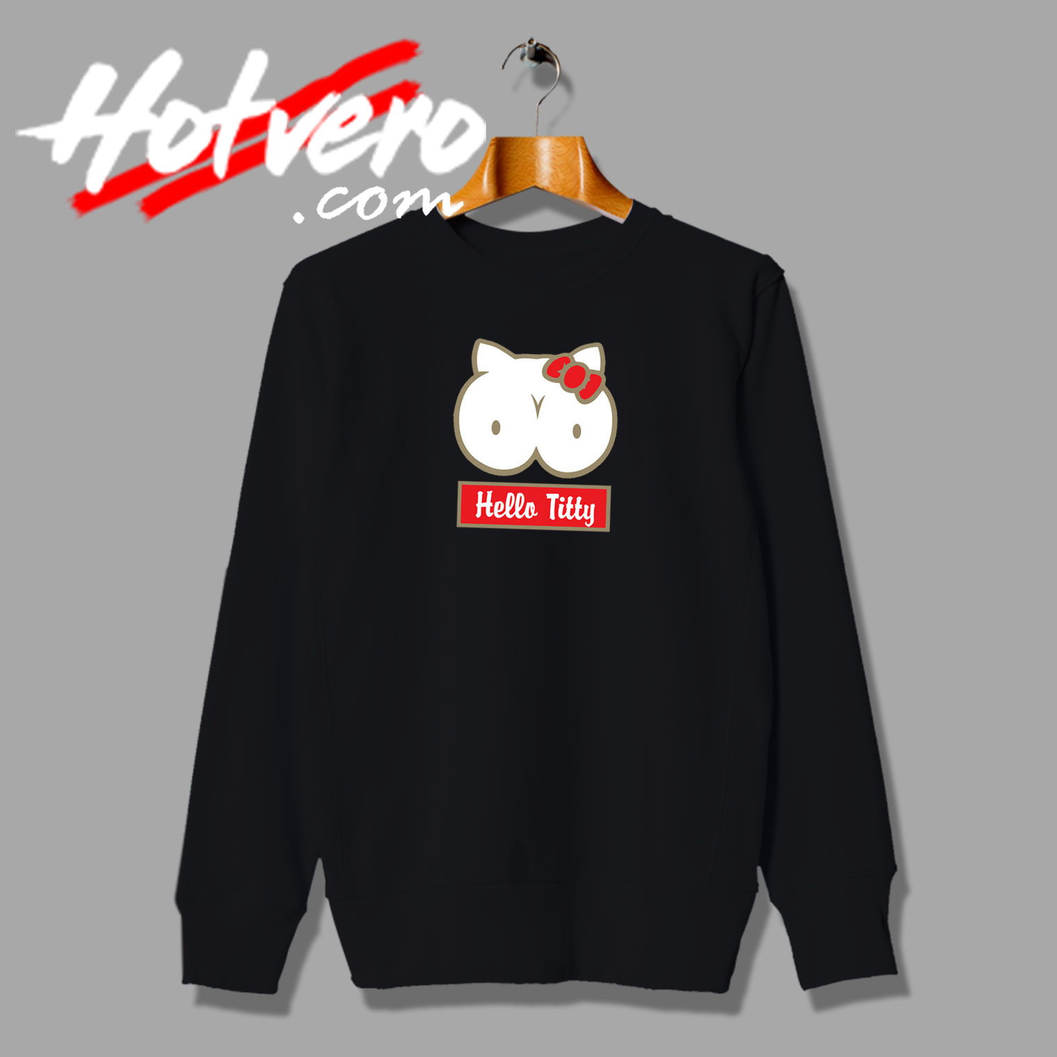 Hello Titty Cute Cartoon Sweatshirt