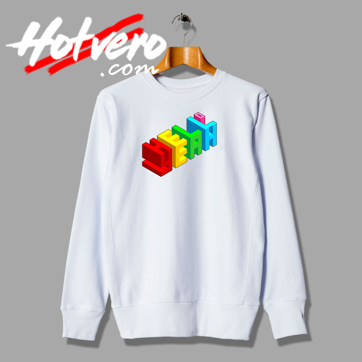 Hello Yeah Colorful Sweatshirt