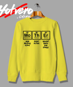 High Melting Point Periodic Table of Mother Sweatshirt