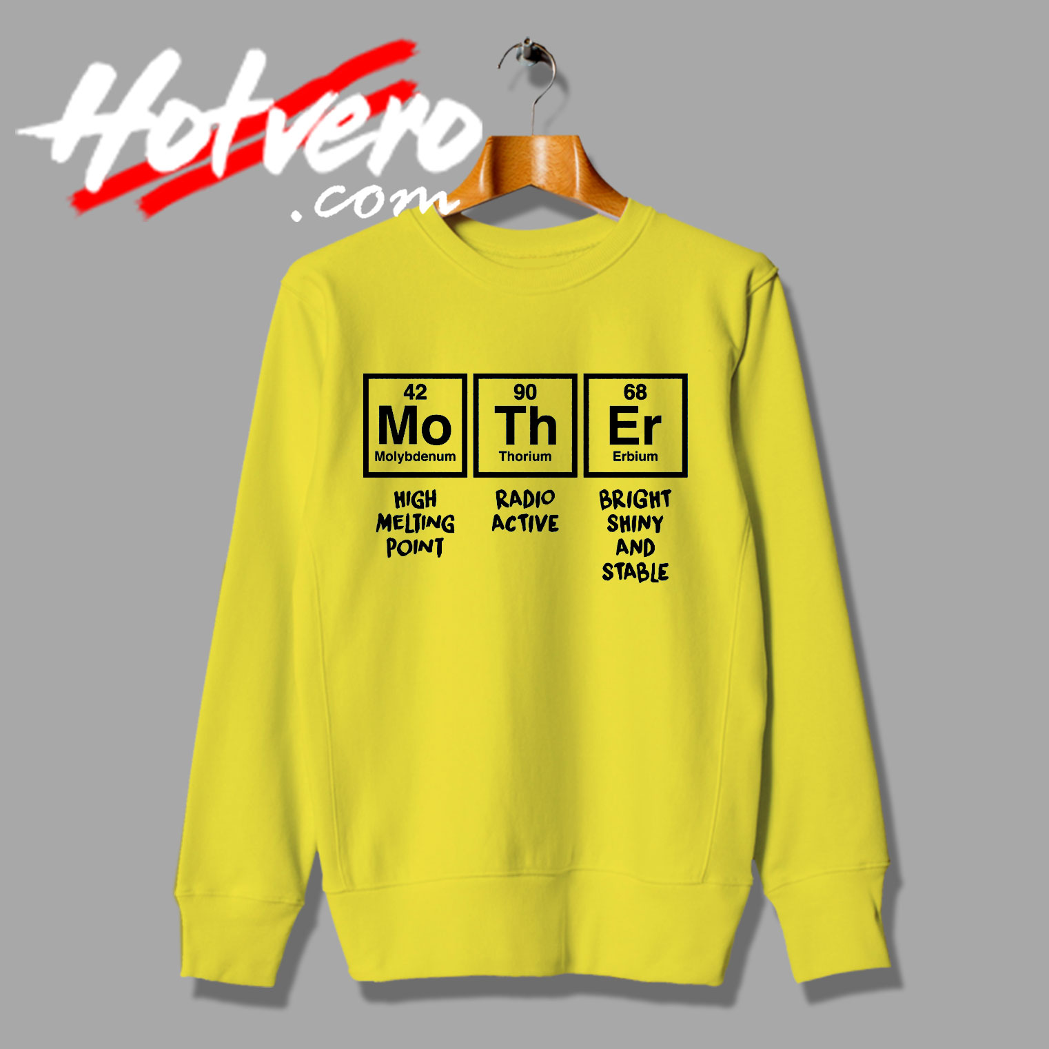 High Melting Point Periodic Table of Mother Sweatshirt