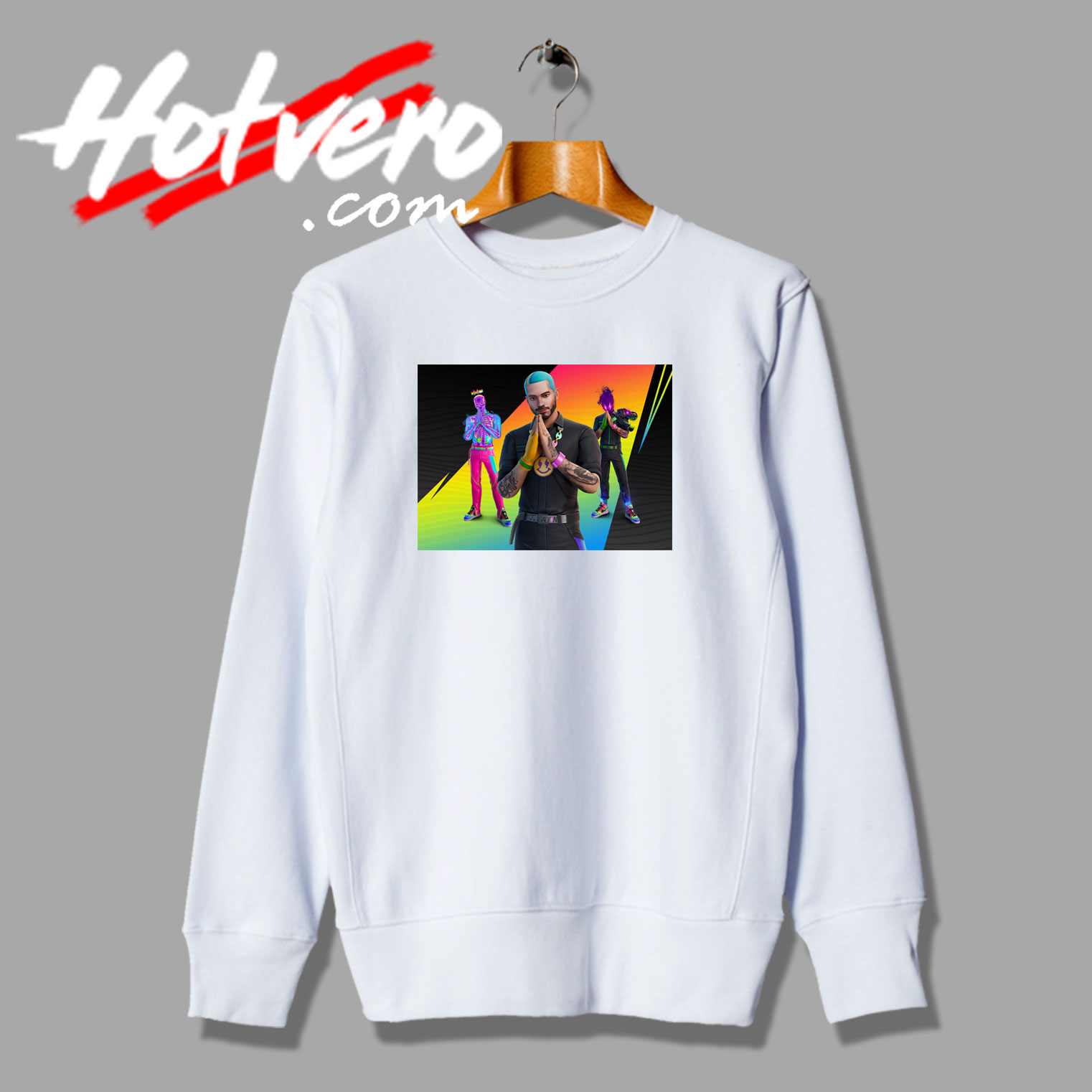 J Balvin Joins the Fortnite Artwork Sweatshirt