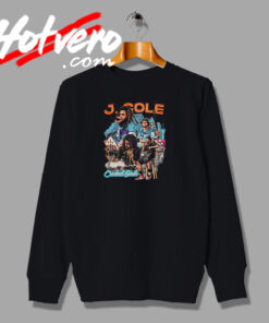 J Cole Crooked Smile Vintage Style Sweatshirt