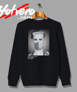 JUSTIN BIEBER Face Mask Vintage Style Sweatshirt