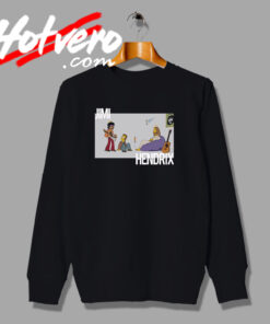 Jimi Hendrix X The Simpsons Graphic Sweatshirt