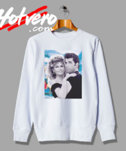 John Travolta and Olivia Newton John Romantic Poster Sweatshirt