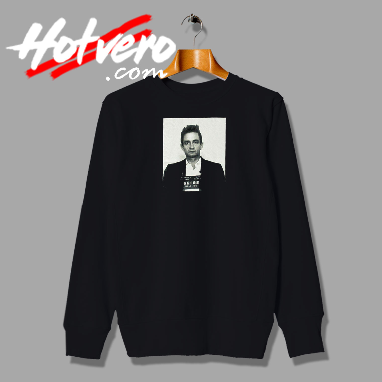 Johnny Cash Mugshot Funny Sweatshirt
