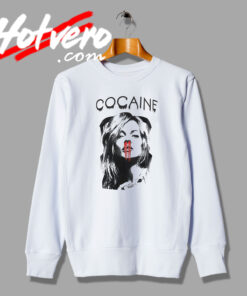 Kate Moss Cocaine Graphic Sweatshirt
