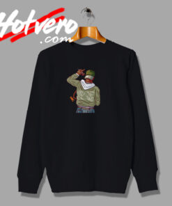 King Swag Rapper Hip Hop Microphone Sweatshirt