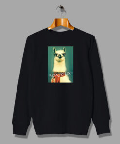 Llama Swag Bonjour Sweatshirt