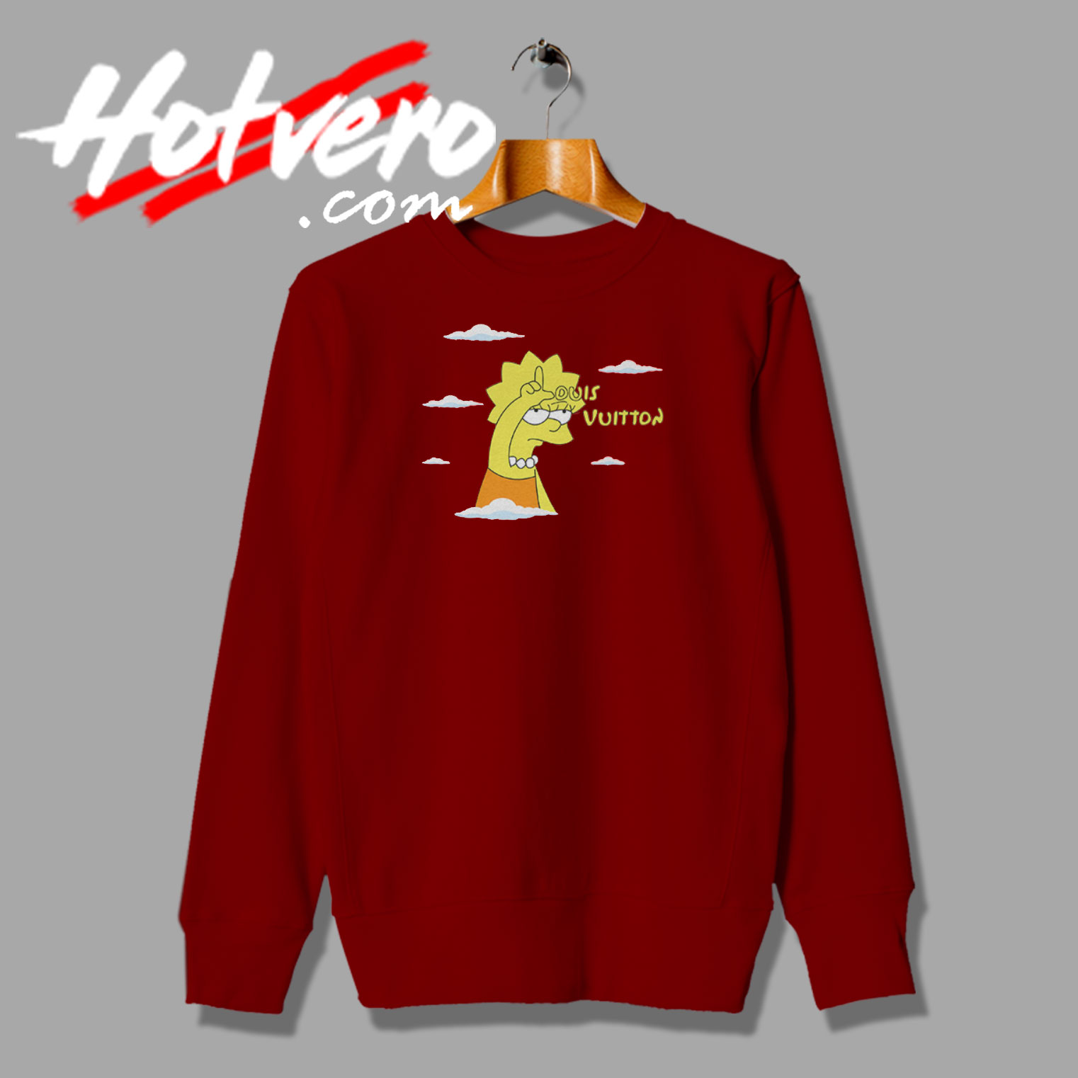 MEGA YACHT Lisa Simpson Parody Sweatshirt
