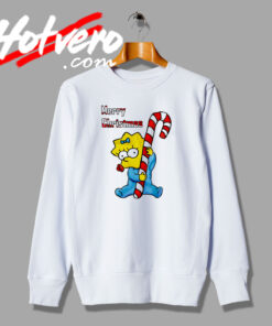 Maggie Simpson Christmas Graphic Sweatshirt
