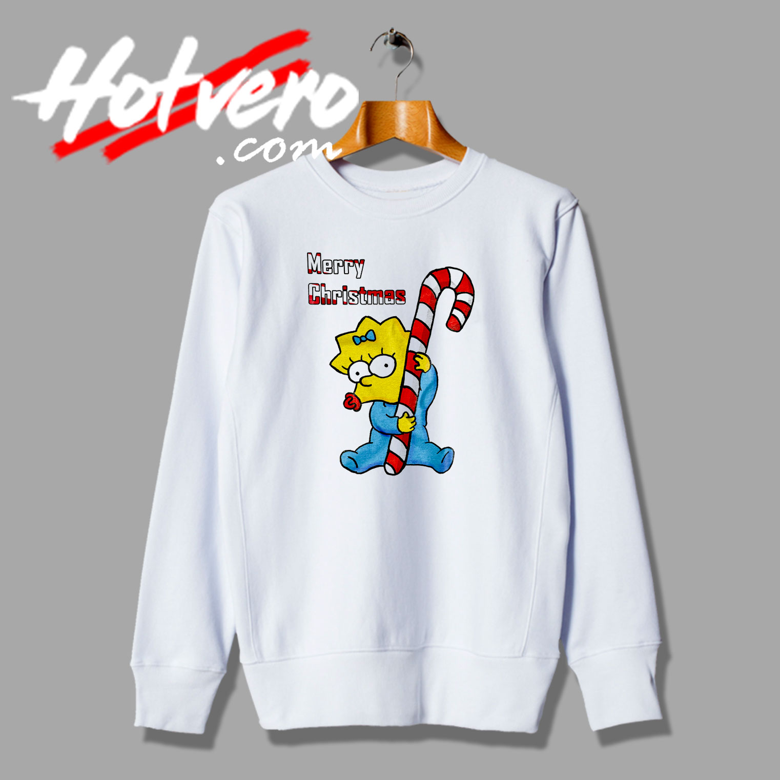 Maggie Simpson Christmas Graphic Sweatshirt