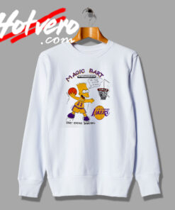 Magic Bart Simpson Lakers Parody Sweatshirt