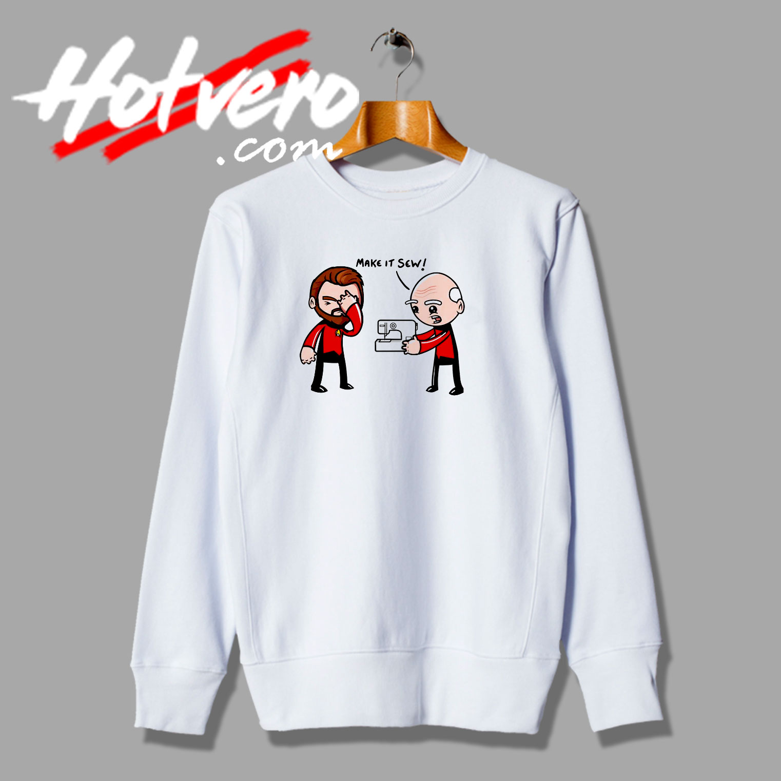 Make It Sew Star Trek Parody Movie Sweatshirt