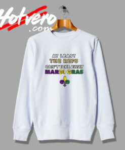 Mardi Gras Words Design Sweatshirt