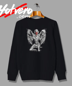 Marilyn Monroe Gangster Wings and Mask Sweatshirt