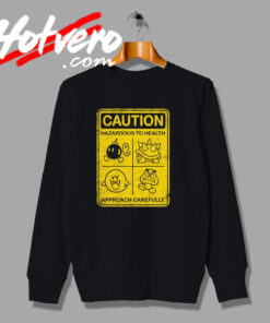 Mario Caution Approach Carefully Sweatshirt