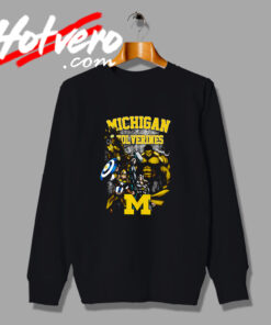 Marvel Michigan Wolverines Custom Sweatshirt