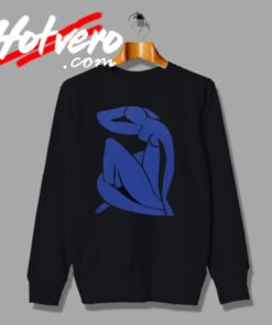 Matisse Blue Woman Abstract Graphic Sweatshirt